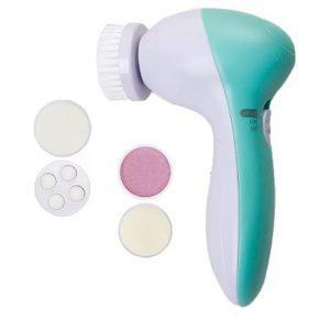 1set 5 in1 Electric Face Cleaner with brushes personal care acne Facial Massager women skin soft 1.jpg 640x640 1