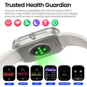 שעון חכם HAYLOU Watch S6 עם שיחות Bluetooth וניטור בריאות