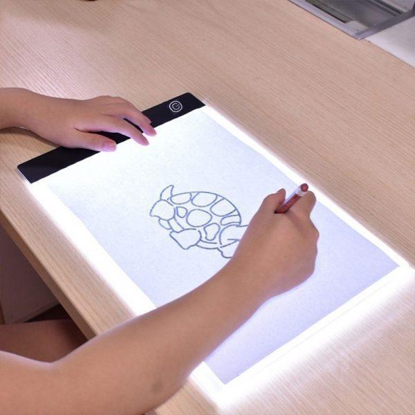 A5 LED Drawing Boards Tracing Board Copy Pads LED Drawing Tablet Plate Art Writing Table Stepless 3
