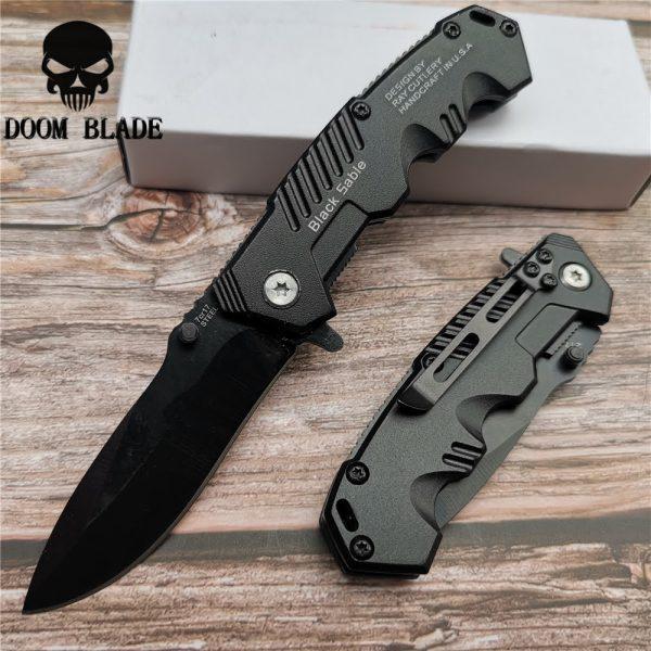 High hardness folding knife mountain climbing camping fishing barbecue knife outdoor survival knife