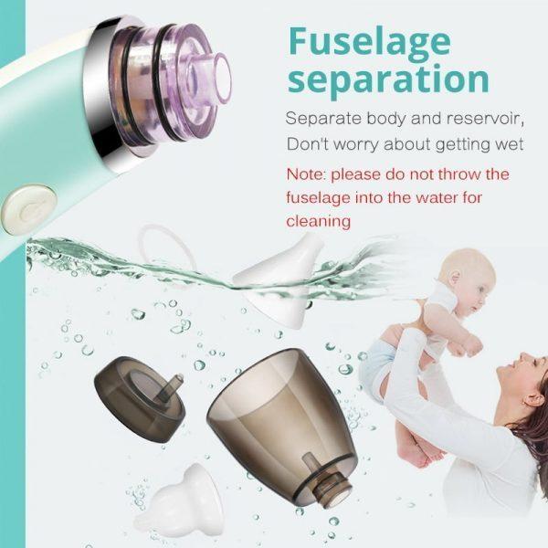 Kid Baby Nasal Aspirator Electric Nose Cleaner Newborn Baby care Sucker Cleaner Sniffling Equipment Safe Hygienic 5