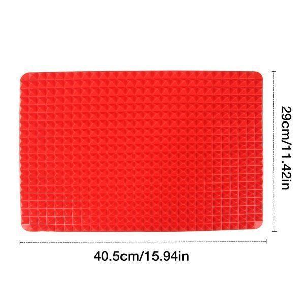 Non Stick Silicone Baking Mat Microwave Barbecue Mat Multifunctional Grilled Chicken Pizza Baking Tray High Temperature 5