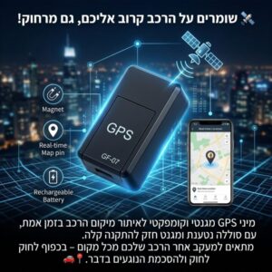 מיני GPS סופר מגנטי לאיתור ומעקב