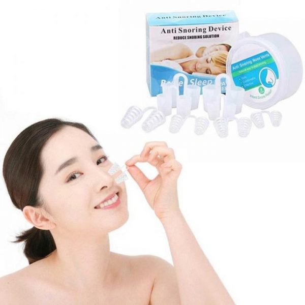 8pcs Silicon Anti Snore Anti Disturb Ceasing Stopper Anti snoring Free Nose Clip Health Sleeping Aid 3