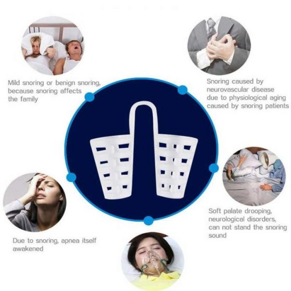 8pcs Silicon Anti Snore Anti Disturb Ceasing Stopper Anti snoring Free Nose Clip Health Sleeping Aid 4