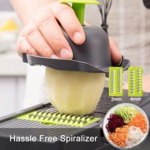 New Multifunction Vegetable Cutter Kitchen Accessories Gadgets Steel Blade Potato Peeler Carrot Grater Kitchen Tool 4