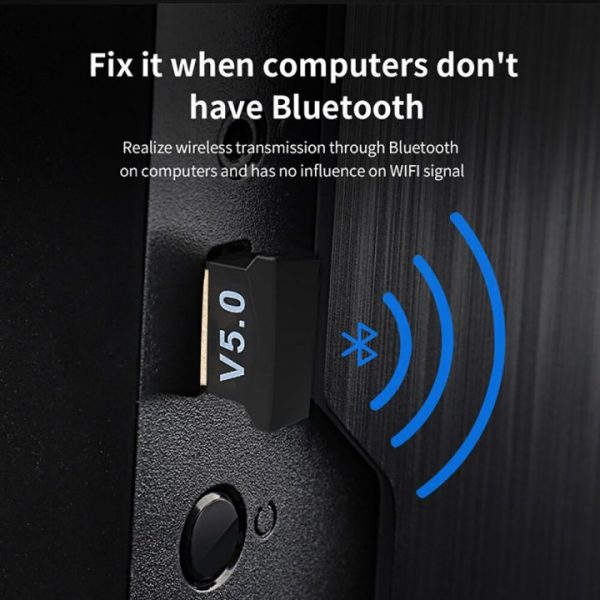 USB Bluetooth 5 0 Adapter Transmitter Bluetooth Receiver Audio Bluetooth Dongle Wireless USB Adapter for Computer 5