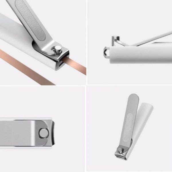 Xiaomi Mijia Stainless Steel Nail Clipper With Anti splash cover Trimmer Pedicure Care Nail Clippers Professional 5