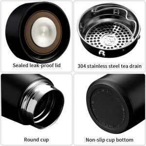 500ML Intelligent Water Bottle Stainless Steel Thermos Cup Coffee Tea Mugs LCD Temperature Display Leakproof Sport 2