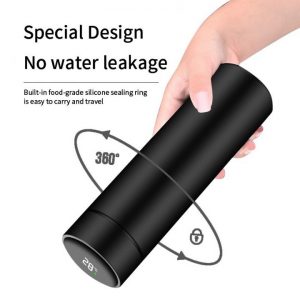 500ML Intelligent Water Bottle Stainless Steel Thermos Cup Coffee Tea Mugs LCD Temperature Display Leakproof Sport 4