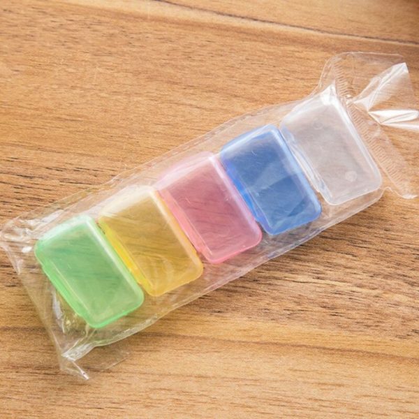 5Pcs Lot Portable Toothbrush Head Cover Case For Travel Hiking Camping Brush Cap Case Toothbrush Box 1