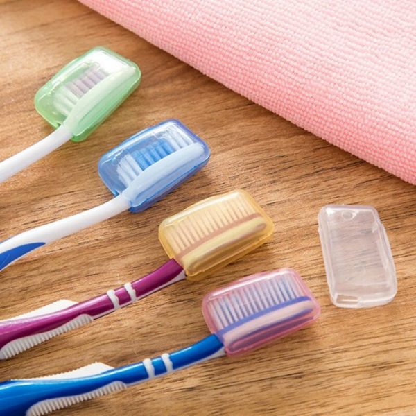 5Pcs Lot Portable Toothbrush Head Cover Case For Travel Hiking Camping Brush Cap Case Toothbrush