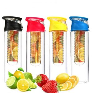 800 ML Fruit Infusing Infuser Water Bottle Travel Outdoor Portable Sports Lemon Juice Bottle Flip Lid 4
