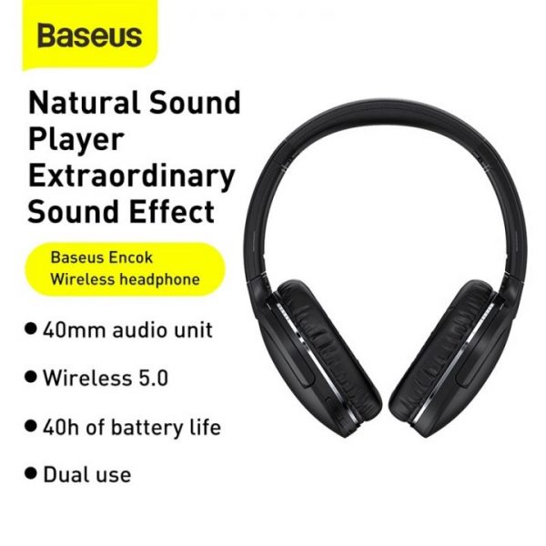 Baseus D02 Pro Wireless Headphones Bluetooth Earphone 5 0 Foldable Headset Sport Headphone Gaming Phone Fone 1