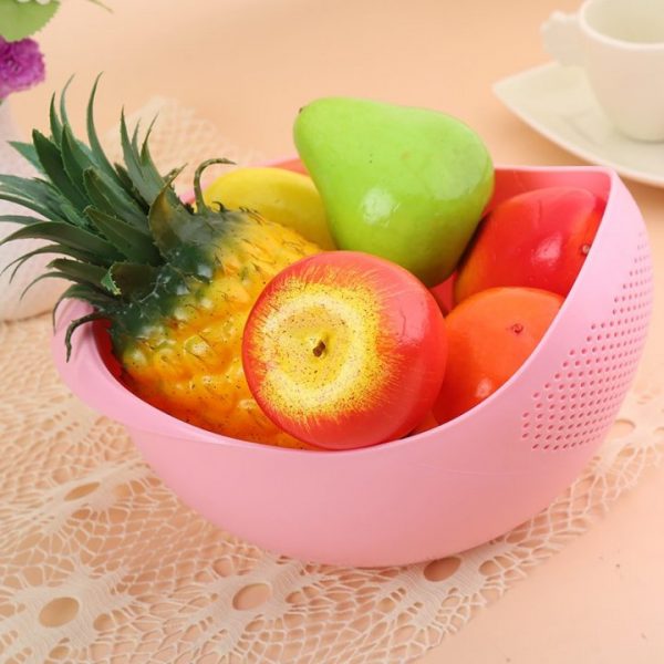 Food Grade Plastic Rice Beans Peas Washing Filter Strainer Basket Sieve Drainer Cleaning Gadget Kitchen Accessories 4