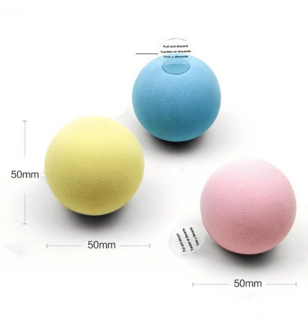 Smart Cat Toys Interactive Ball Catnip Cat Training Toy Pet Playing Ball Pet Squeaky Supplies Products 2