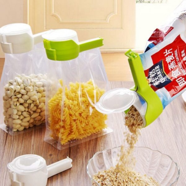 Snack Sealing Clip Fresh Keeping Sealer Clamp Plastic Helper Food Saver Travel Kitchen Gadgets Seal Pour 2