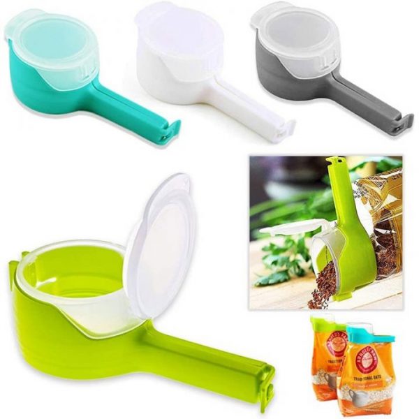 Snack Sealing Clip Fresh Keeping Sealer Clamp Plastic Helper Food Saver Travel Kitchen Gadgets Seal Pour