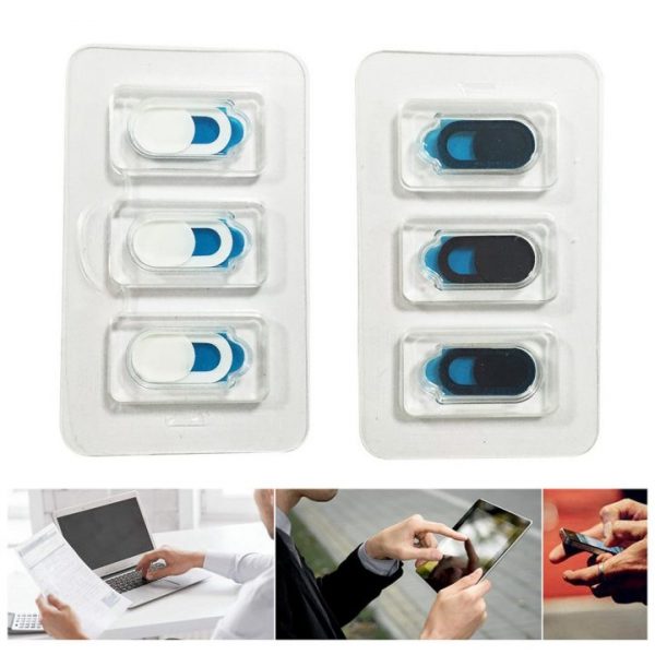 1 3 6PCS Web Cam Cover Shutter Magnet Slider Plastic Camera Cover for IPhone PC Laptops 5