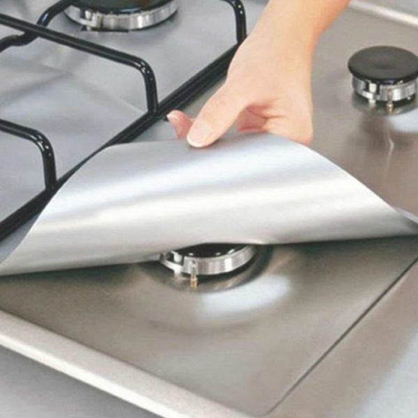 1 4PC Stove Protector Cover Liner Gas Stove Protector Gas Stove Stovetop Burner Protector Kitchen Accessories 2