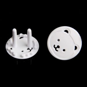 10pcs Bear EU Power Socket Electrical Outlet Baby Kids Child Safety Guard Protection Anti Electric Shock 4