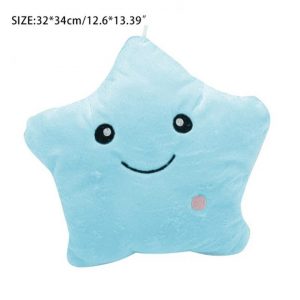 13inch Interactive Toys Realistic Luminous Star Stuffed Toy Soft Cotton Miniature Star Plush Cushion Bedroom Decorations 5