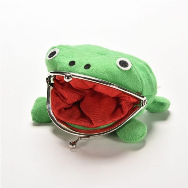 1PCS Hot Selling Frog Wallet Anime Cartoon Wallet Coin Purse Manga Flannel Wallet Cute Purse Coin 1