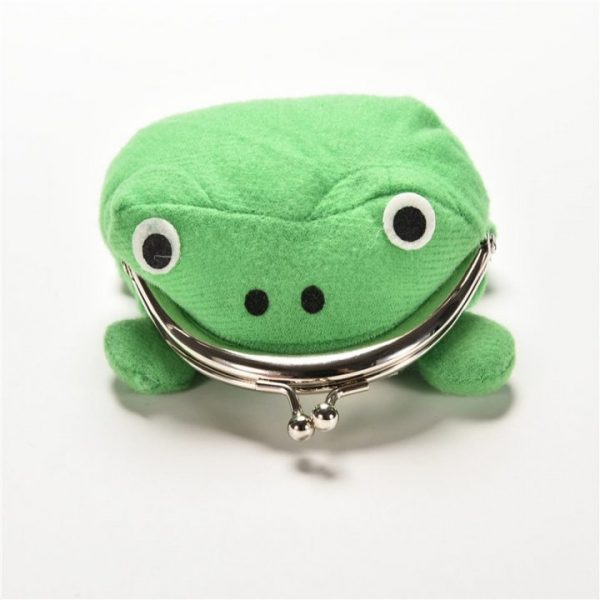 1PCS Hot Selling Frog Wallet Anime Cartoon Wallet Coin Purse Manga Flannel Wallet Cute Purse Coin 3