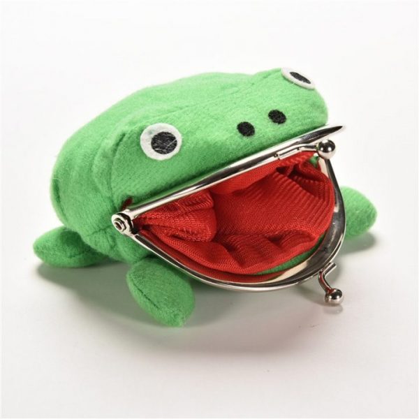 1PCS Hot Selling Frog Wallet Anime Cartoon Wallet Coin Purse Manga Flannel Wallet Cute Purse Coin