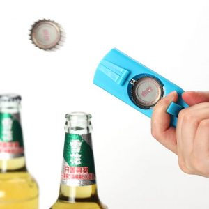 Cap Gun Beer Opener Bottle Flying Cap Launcher Shooter Party Drinking Game Toy Kitchen Gadget Bar 5