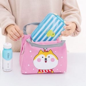 Cartoon Animal Lunch Bag Tote Thermal Food Bag Women Kids Lunchbox Picnic Supplies Insulated Cooler Bags 4