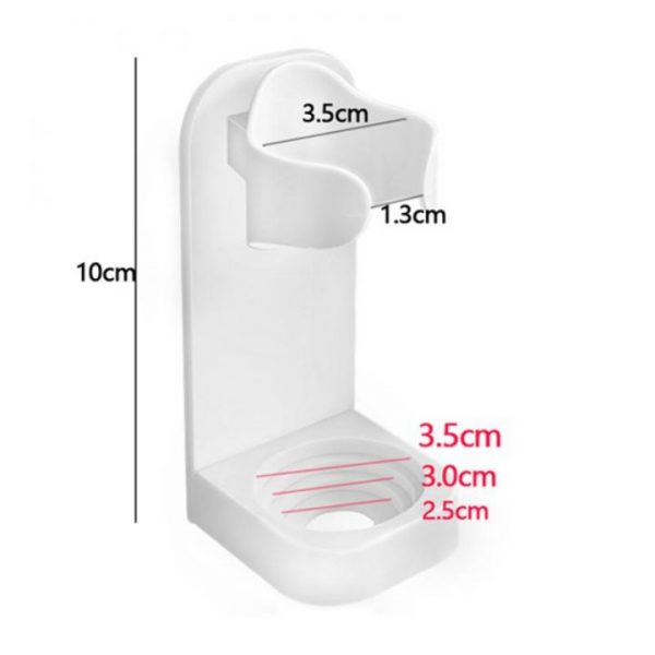 Creative Traceless Stand Rack Organizer Electric Wall Mounted Holder Space Saving toothbrush holder Bathroom Accessories 5