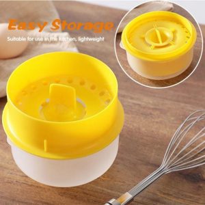 Egg Separator Tool Home Kitchen Assistant Egg Yolk Protein Separator Gadget 13x7cm Quick Separation Egg Separator 5