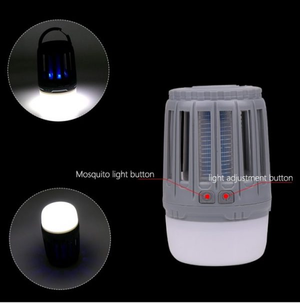 IP67 Waterproof USB Charging Mosquito Killer Trap LED Night Light Lamp Bug Insect Lights Killing Pest 1