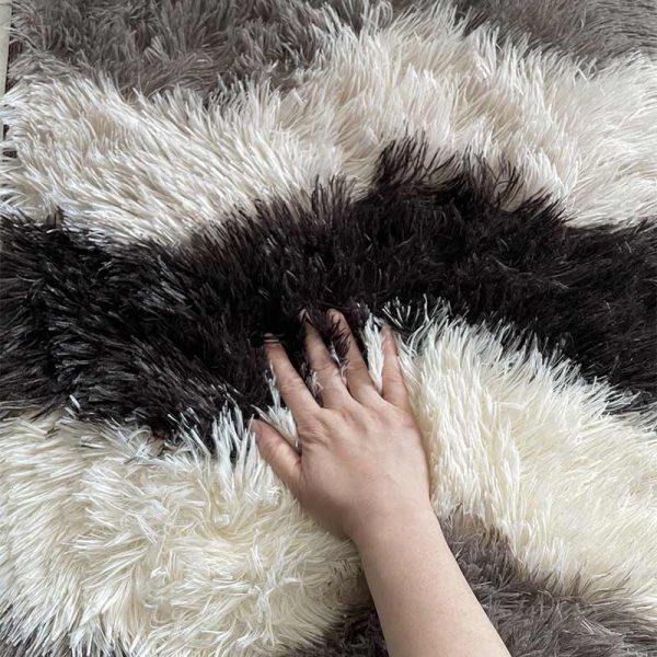 Large Rugs For Modern Living Room Long Hair Lounge Carpet In The Bedroom Furry Decoration Nordic 2