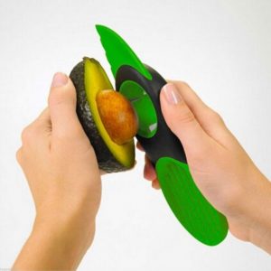 New Kitchen 3 In 1 Fruit Vegetable Tools Avocado Slicer Pitter Splitter Slices Kitchen Accessories Cooking 3