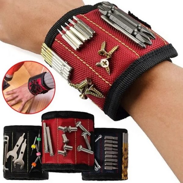 New Strong Magnetic Wristband Portable Tool Bag For Screw Nail Nut Bolt Drill Bit Repair Kit