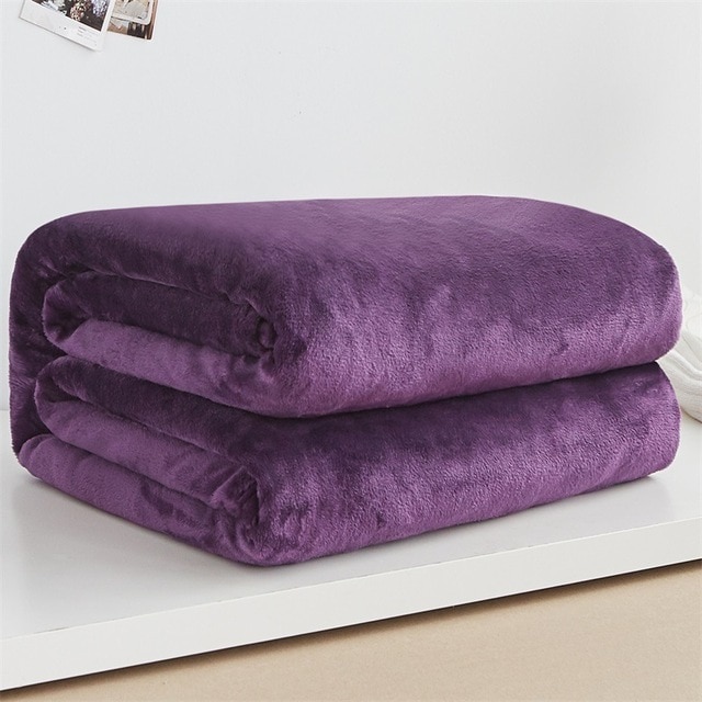 Soft Warm Coral Fleece Flannel Blankets For Beds Faux Fur Mink Throw Solid Color Sofa Cover 29.jpg 640x640 29