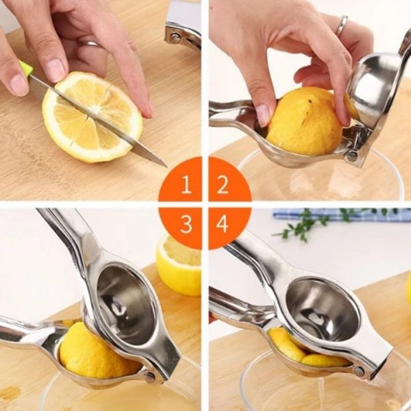 Stainless Steel Lemon Fruits Squeezer Orange Hand Manual Juicer Kitchen Tools Lemon Juicer Orange Queezer Juice 3