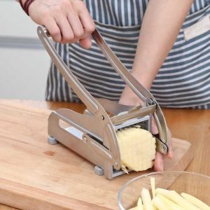 Stainless Steel Manual Potato Cutter French Fries Slicer Potato Chips Maker Meat Chopper Dicer Cutting Machine 2