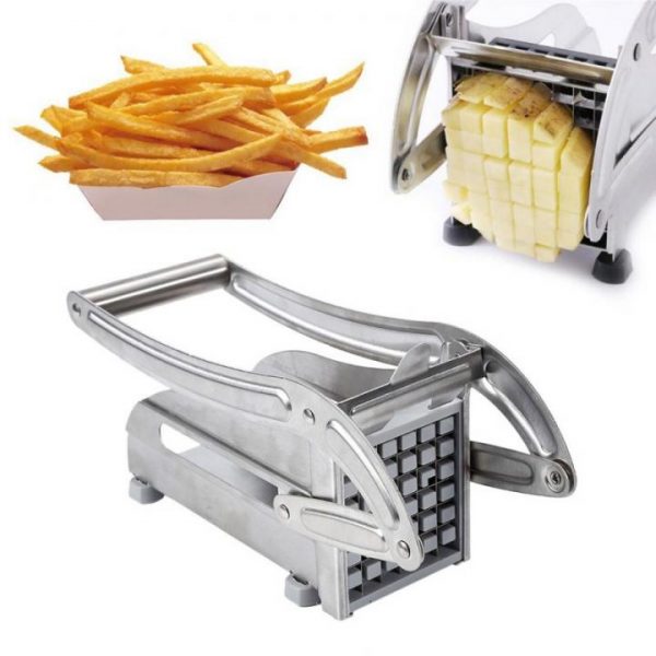 Stainless Steel Manual Potato Cutter French Fries Slicer Potato Chips Maker Meat Chopper Dicer Cutting Machine