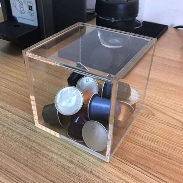 Acrylic Capsule coffee storage rack box for DOLCE GUSTO NESPRESSO Nordic dustproof household capsules accessories 1
