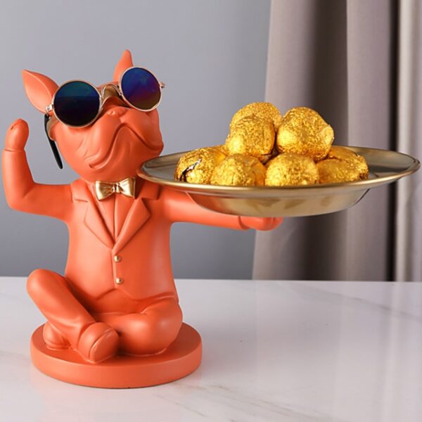 French Bulldog Sculpture Dog Statue Key Remote Control Phone Holder Storage Table Decoration Glasses Tray Home 23.jpg 640x640 23