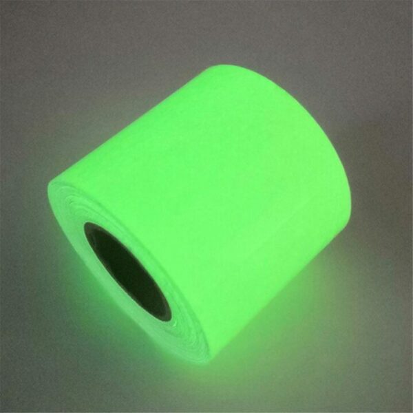 Green Luminous Tape Self Adhesive Glow In The Dark Stickers Stage Decorative Luminous Fluorescent Tape Warning