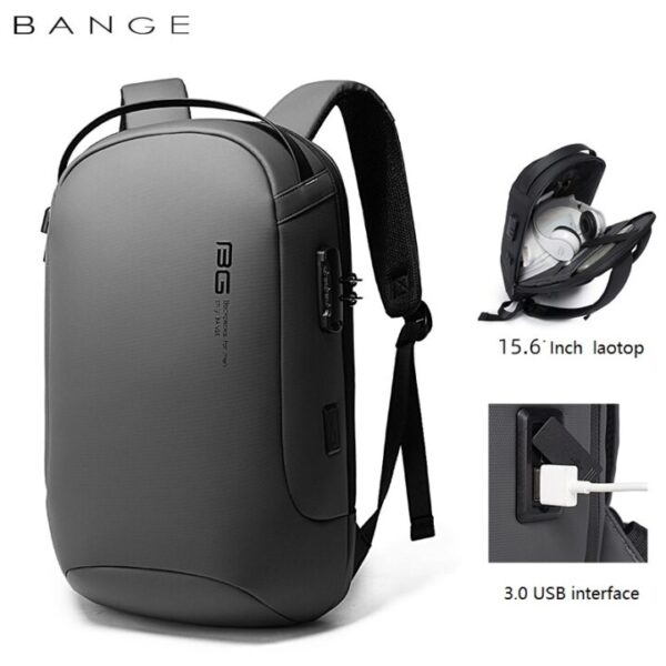 Luxury Business Backpack Sports Travel Backpack Leisure Anti theft Computer Bag Male Shoulder Bags USB Chest 2