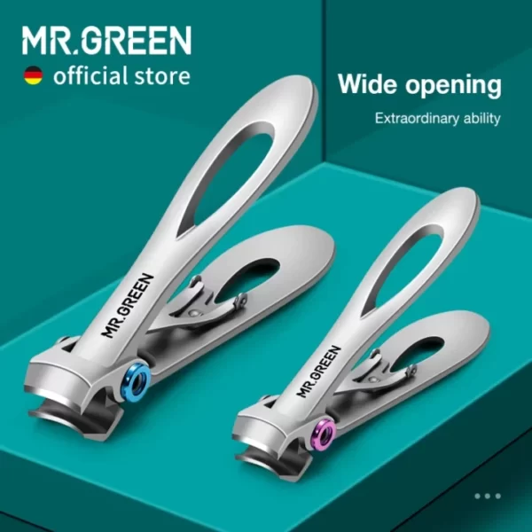 MR GREEN Nail Clippers Stainless Steel Two Sizes Are