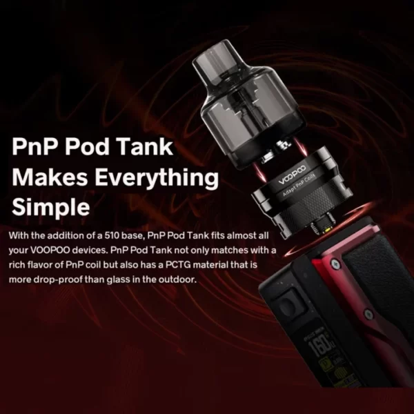 VOOPOO Argus GT Box Mod 160W Kit 4 5ml PnP Pod