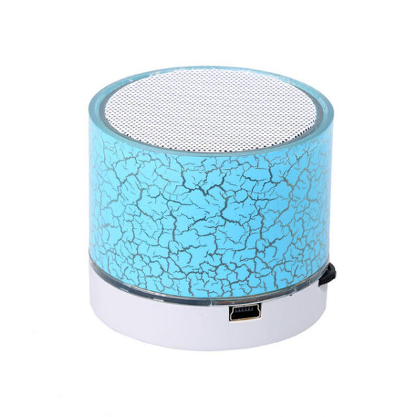 Colorful New A9 Mini Portable Speaker Bluetooth Wireless Car Audio Dazzling Crack LED Lights Subwo 4