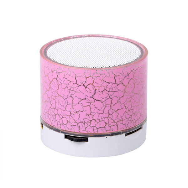 Colorful New A9 Mini Portable Speaker Bluetooth Wireless Car Audio Dazzling Crack LED Lights Subwo 5