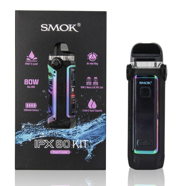 Original SMOK IPX 80 Kit 80W 3000mAh Battery 5 5ml IPX80 RPM 2 Pod R 6